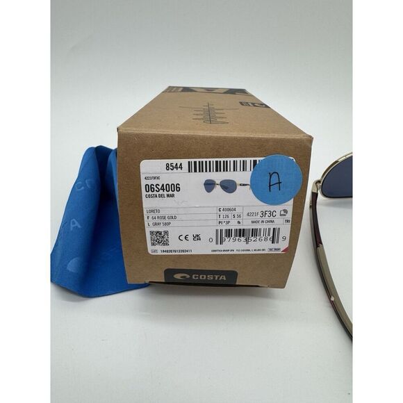 Costa Del Mar Loreto Sunglasses New In Box 06S4006 - Picture 9 of 11